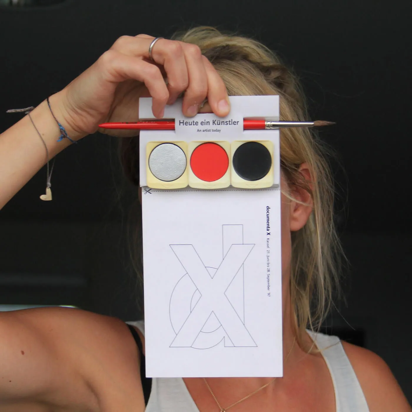 Merchandise for documenta X. Idea, concept, design, and implementation by Machbar.
