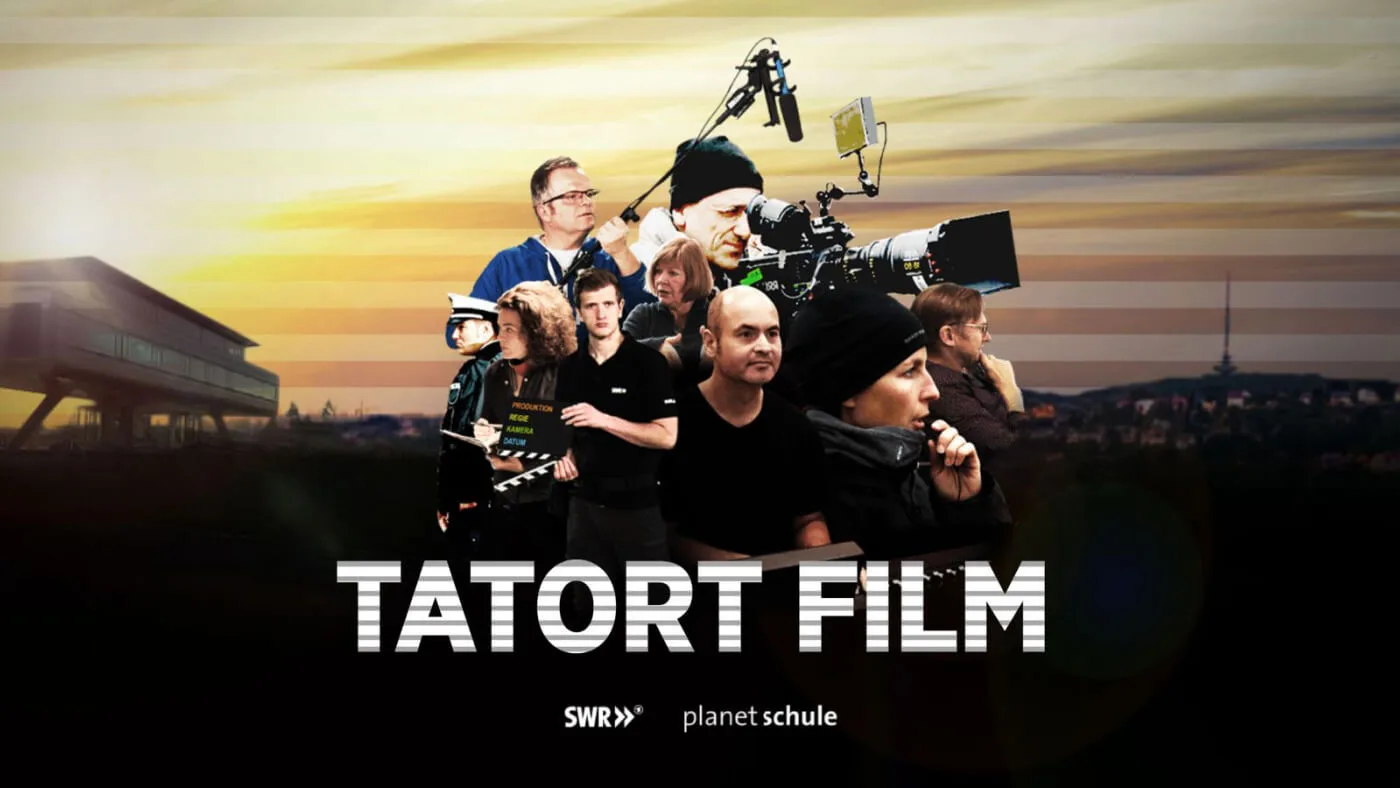 The extensive multimedia web special 'Tatort Film' for SWR illustrates the background of television production. A digital educational resource to improve media literacy among young people. Awarded the Comenius EduMedal 2019. Concept, idea, and implementation by Machbar.